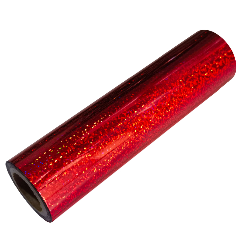 Metallische Farbe Rot Holografische W&auml;rme&uuml;bertragungslaser-Hei&szlig;pr&auml;gefolienrollen f&uuml;r Papier und Kunststoff 